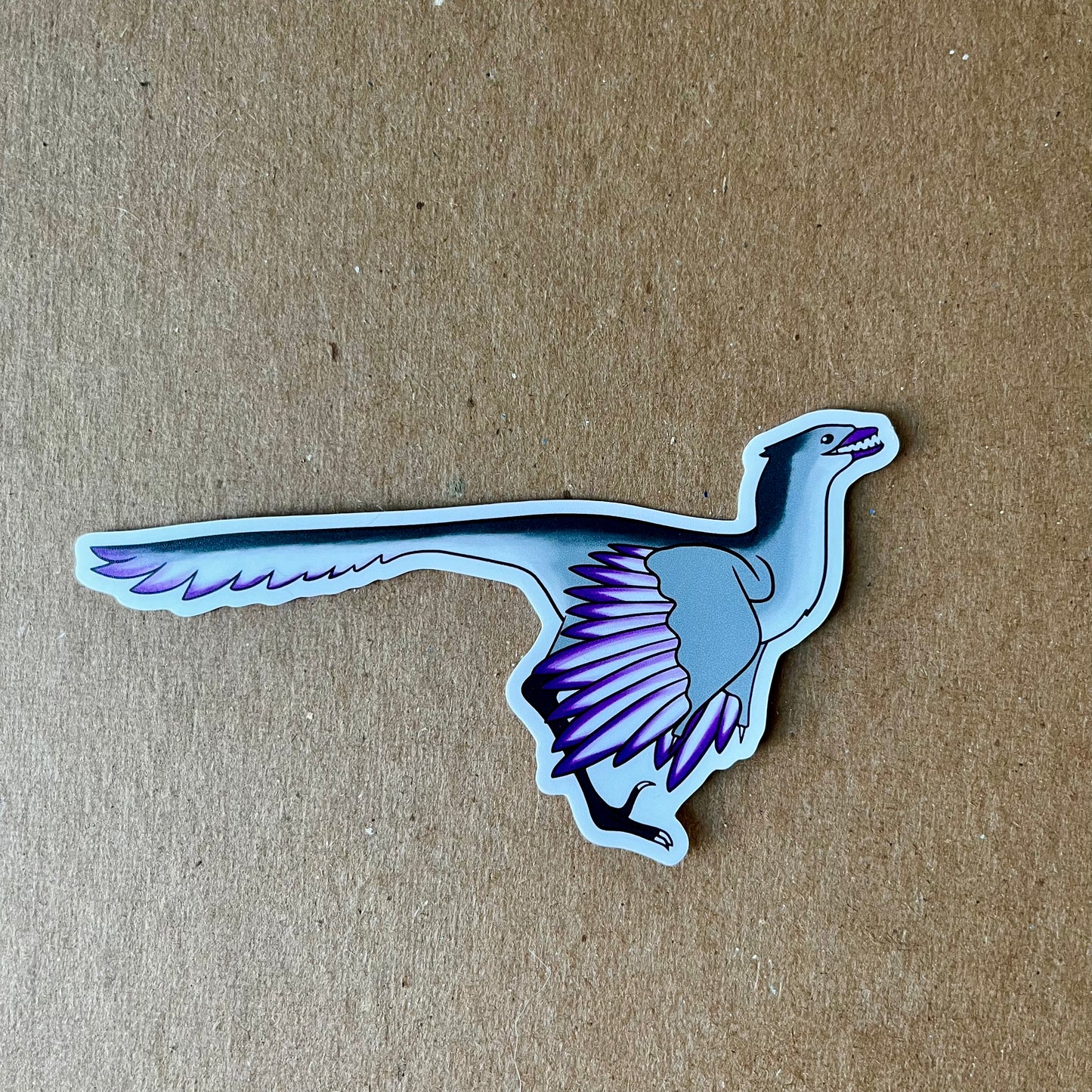 Pride Dinosaur Sticker: Ace-chaeopteryx