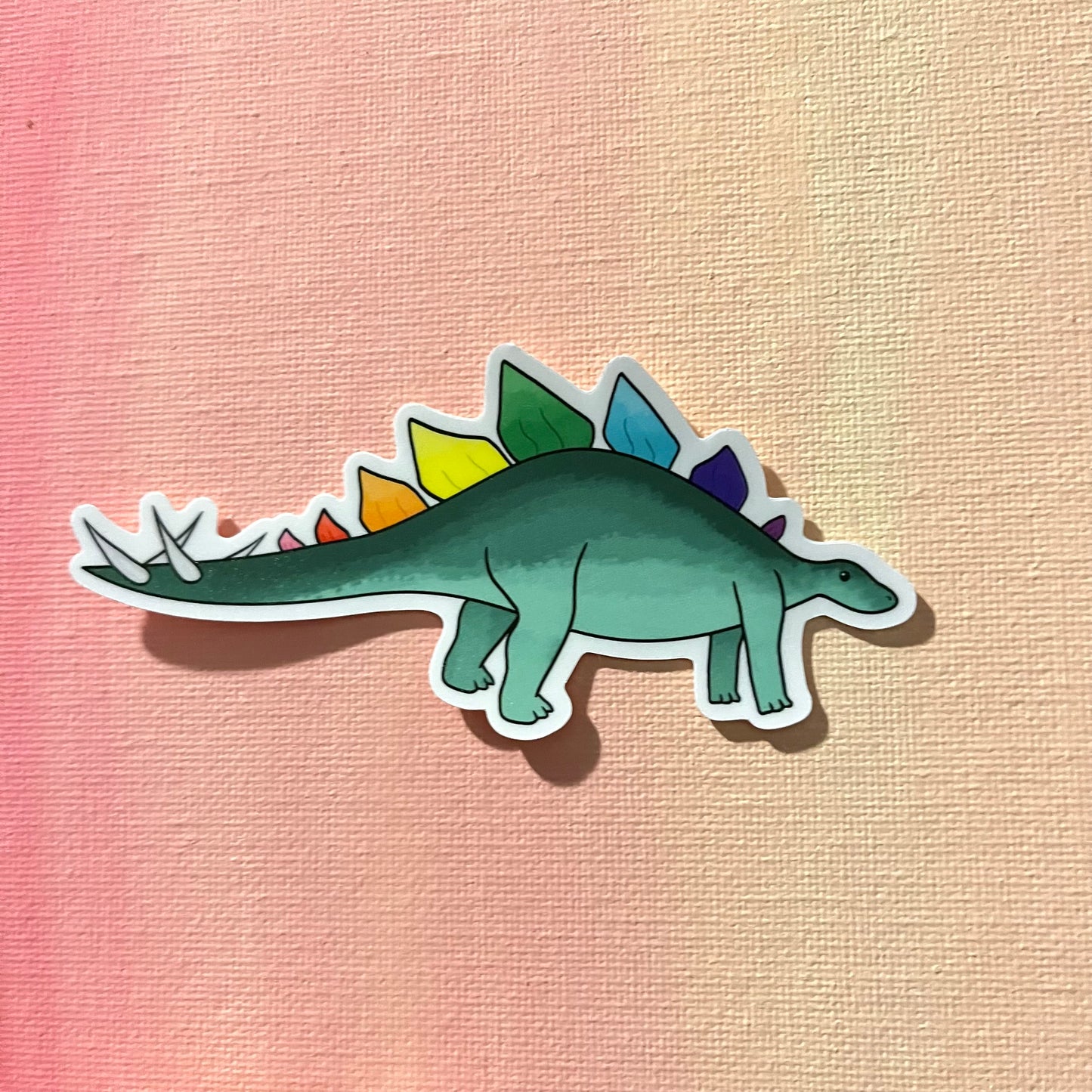 Pride Dinosaur Sticker: Ste-gay-saurus