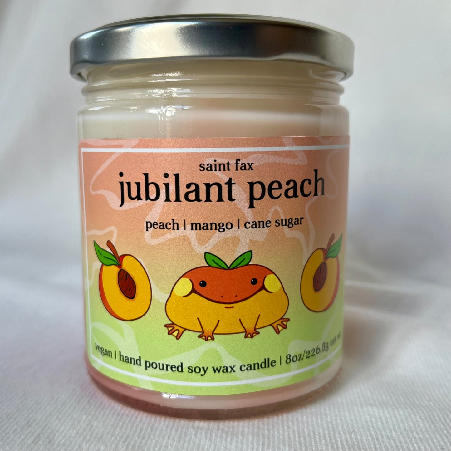 Jubilant Peach Candle