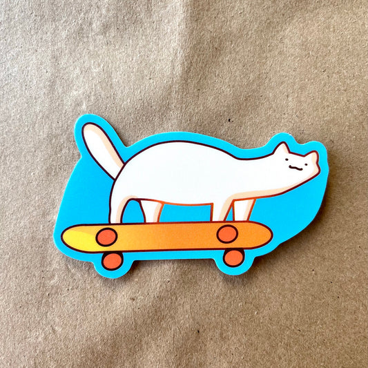 Skateboard Cat