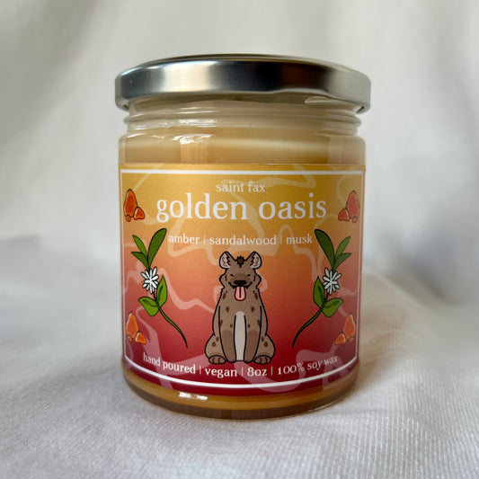 Golden Oasis Candle