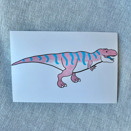 Pride Dinosaur Print: Ty-trans-osaurus Rex