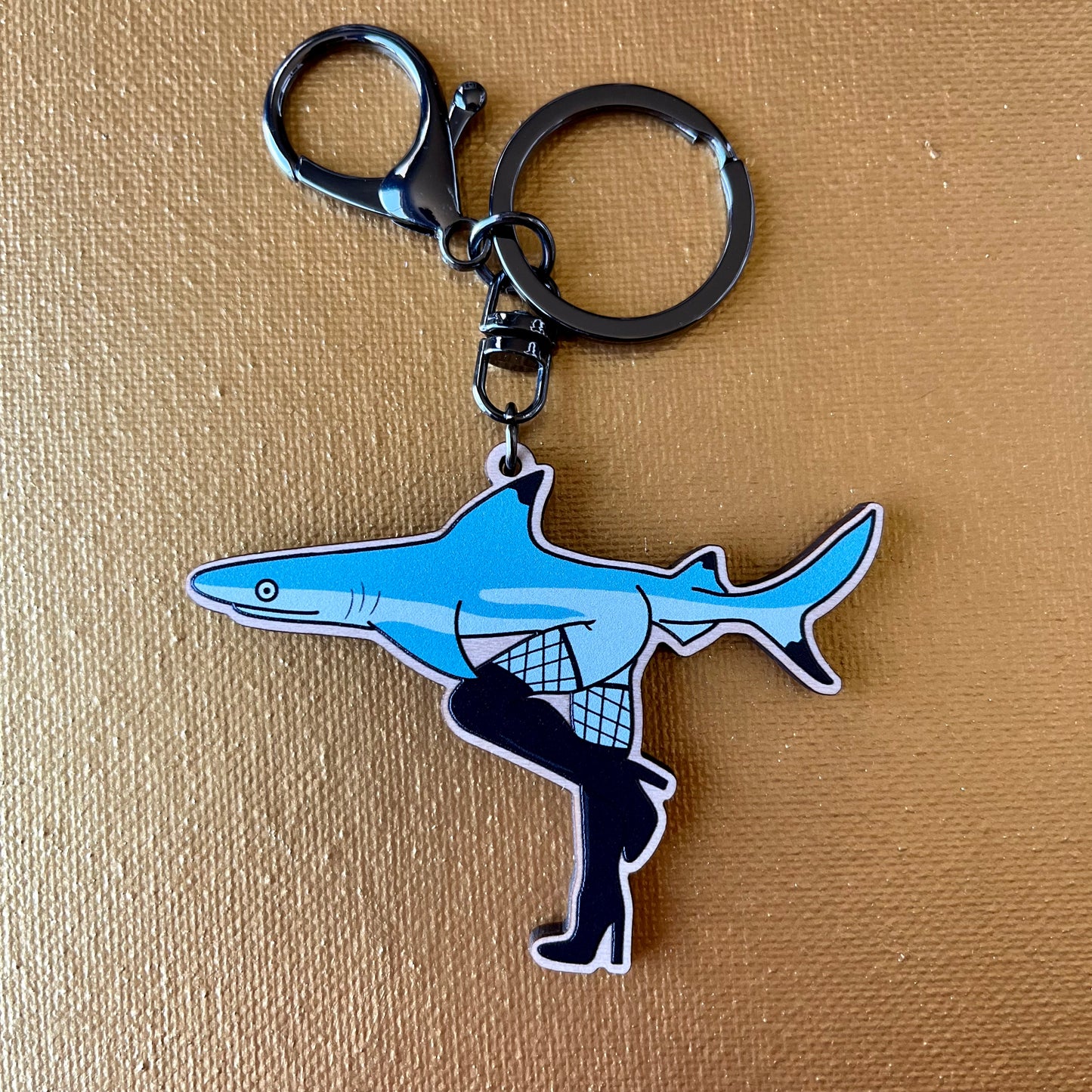 Keychain Shark with Legs Saint Fax