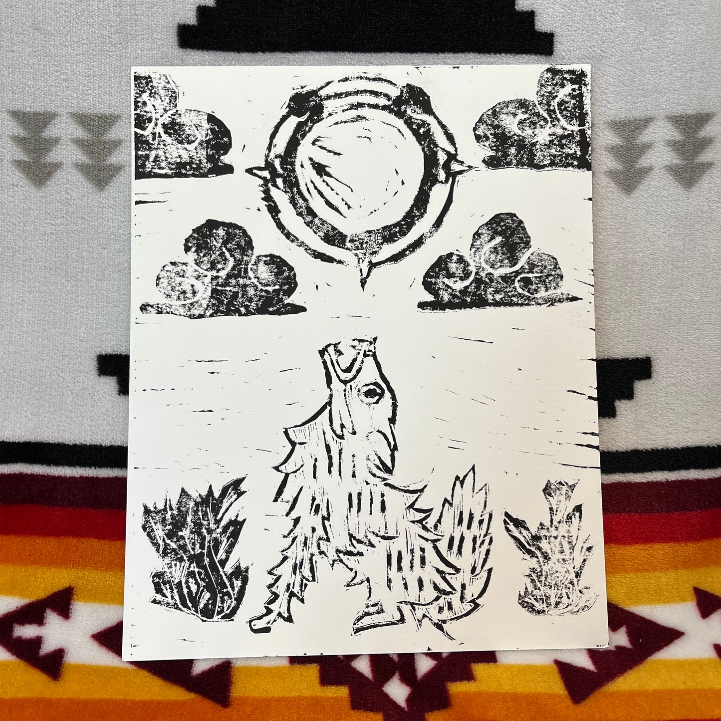 Coyote Moon Print