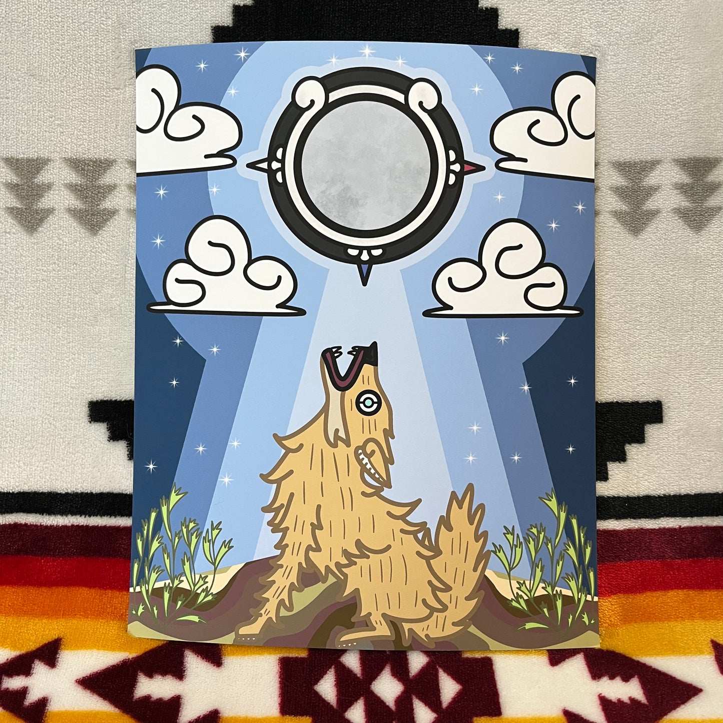 Coyote Moon Print